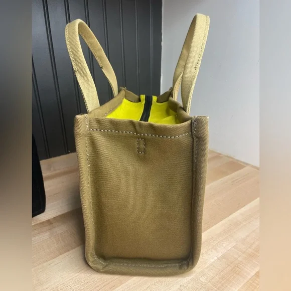 Marc Jacobs Small The Tote Bag Slate Green Multi Color Block EUC - Picture 5 of 10